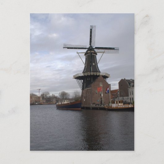 Carte Postale Windmill "De Adriaan", Haarlem (Devant)