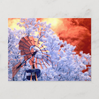 Carte Postale Windmill infrarouge