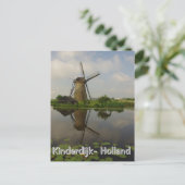 Carte Postale Windmill Kinderdijk (Debout devant)