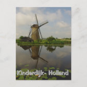 Carte Postale Windmill Kinderdijk (Devant)