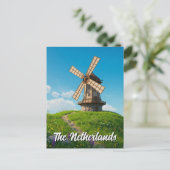 Carte Postale Windmill La Pays-Bas (Debout devant)