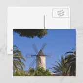 Carte Postale Windmill, Palma, Majorque, Espagne (Devant / Derrière)