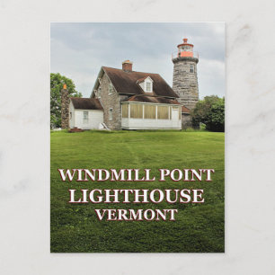 Carte Postale Windmill Point Lighthouse, Vermont Postcard