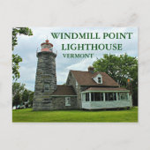 Carte Postale Windmill Point Lighthouse, Vermont Postcard (Devant)