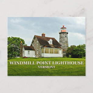 Carte Postale Windmill Point Lighthouse, Vermont Postcard