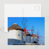Carte Postale Windmills (Devant / Derrière)