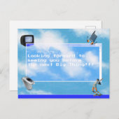 Carte Postale Windows95 - Thème de l'ordinateur (Devant / Derrière)