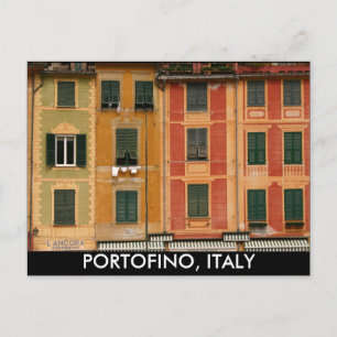 Carte Postale Windows en Portofino, Italie
