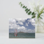 Carte Postale Windsurf à Hawaii (Debout devant)