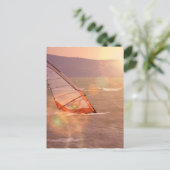 Carte postale Windsurf Design (Debout devant)