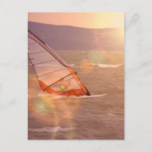 Carte postale Windsurf Design