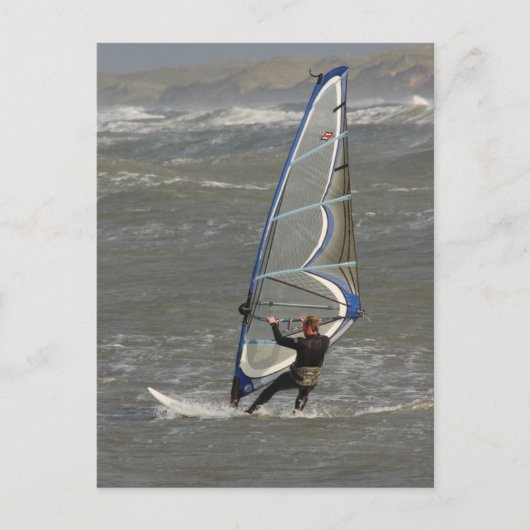 Carte Postale Windsurfer - North Jytland, Danemark (Devant)