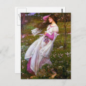 Carte Postale Windswept par John William Waterhouse (Devant / Derrière)