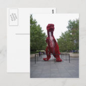 Carte Postale Windy City Dinosaur (Devant / Derrière)