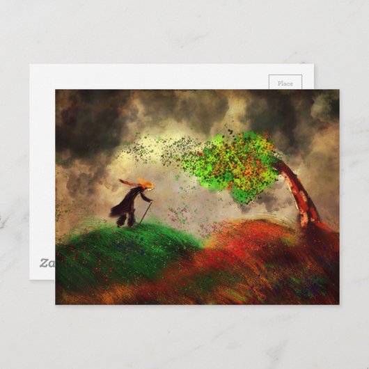 Carte Postale Windy Day (Devant / Derrière)