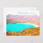 Carte Postale Wineglass Bay Tasmania Australie (Devant / Derrière)