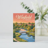 Carte Postale Winfield, Kansas (Debout devant)