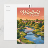 Carte Postale Winfield, Kansas (Devant / Derrière)