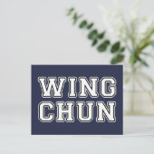 Carte Postale Wing Chun (Debout devant)