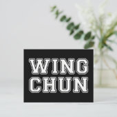 Carte Postale Wing Chun (Debout devant)