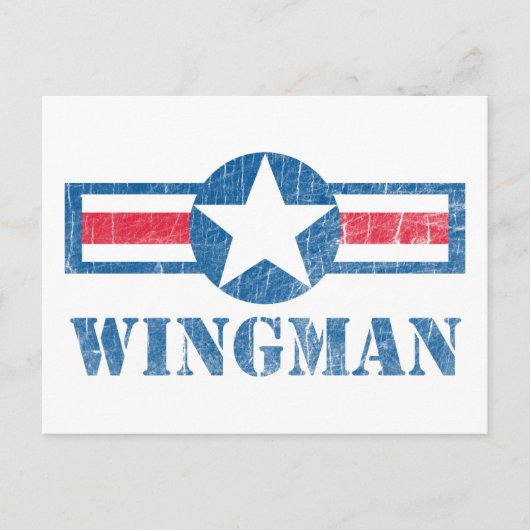 Carte Postale Wingman Vintage (Devant)
