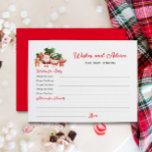 Carte Postale Wings and Advice Père Noël Baby shower<br><div class="desc">Combinant le charme festif de Noël ce Père Noël Baby shower "Wives and Advice Baby Card" sera un souvenir à chérir pendant des années. Objets correspondants dans notre collection de Baby showers Père Noël de Noël - Cava Party Design.</div>