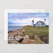 Carte Postale Wings Neck Lighthouse, Massachusetts (Devant / Derrière)