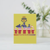 Carte Postale Wings of remembrance mustard yellow (Debout devant)