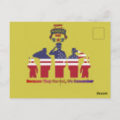 Carte Postale Wings of remembrance mustard yellow (Dos)