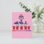 Carte Postale Wings of remembrance pink (Debout devant)