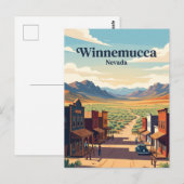 Carte Postale Winnemucca, Nevada (Devant / Derrière)
