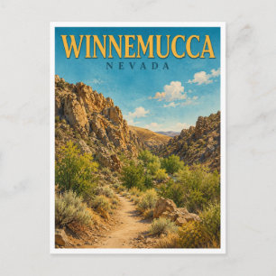 Carte Postale Winnemucca Nevada Water Canyon GeoSaga