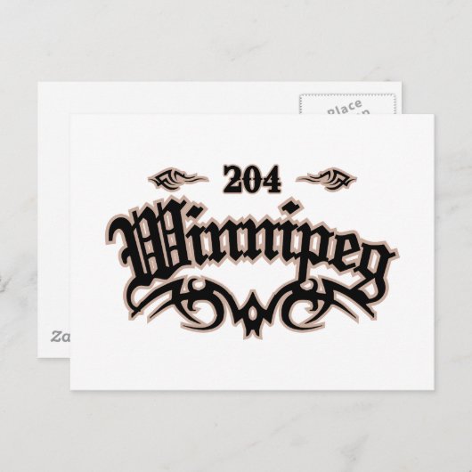 Carte Postale Winnipeg 204 (Devant / Derrière)