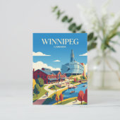 Carte Postale Winnipeg Canada (Debout devant)