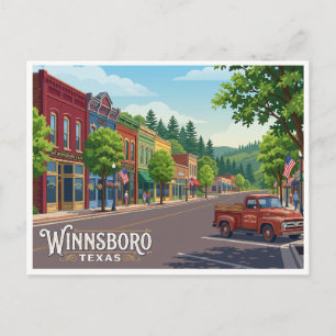 Carte Postale Winnsboro Texas