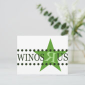 Carte Postale Winos R Us (Vert) (Debout devant)