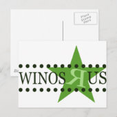 Carte Postale Winos R Us (Vert) (Devant / Derrière)