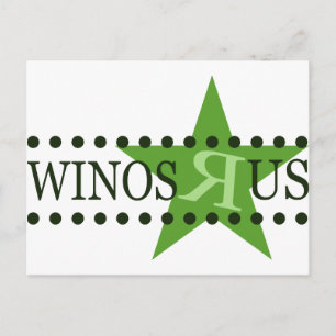 Carte Postale Winos R Us (Vert)