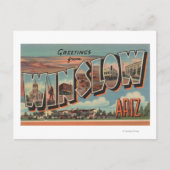 Carte Postale Winslow, Arizona - Scènes de grandes lettres (Devant)