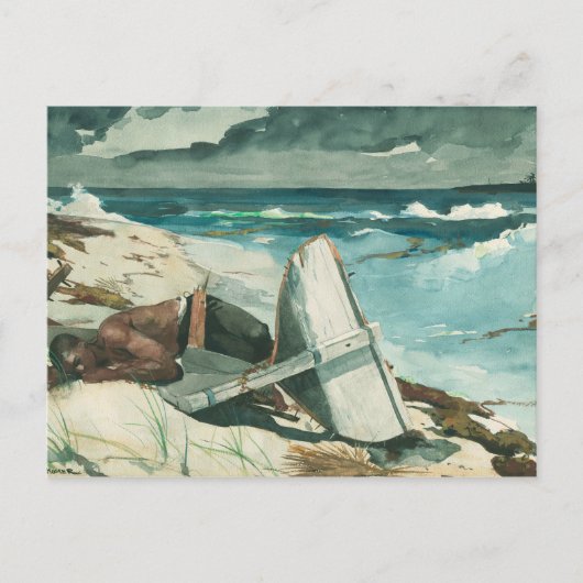 Carte Postale Winslow Homer - Après l'ouragan, Bahamas (Devant)