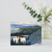 Carte Postale Winslow Homer art, Village Indien, Adirondacks (Debout devant)