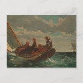 Carte Postale Winslow Homer - Breezing Up (Un Vent Juste) (Devant)