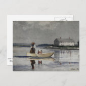 Carte Postale Winslow Homer - Diffusion des anguilles (Devant / Derrière)