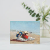 Carte Postale Winslow Homer East Hampton Beach, Long Island (Debout devant)