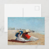 Carte Postale Winslow Homer East Hampton Beach, Long Island (Devant / Derrière)