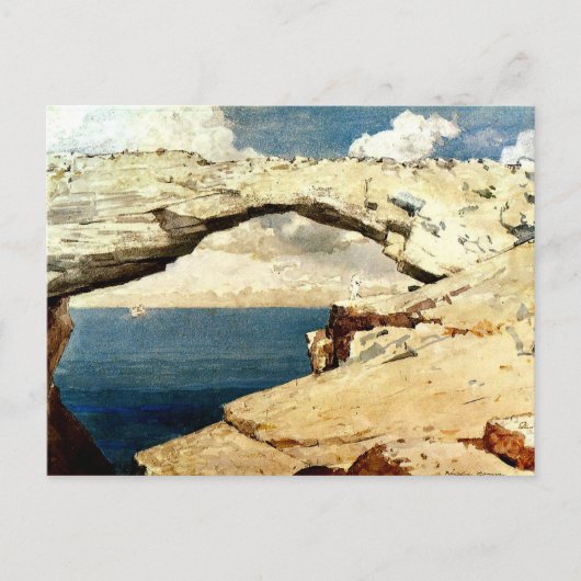 Carte Postale Winslow Homer - Fenêtres en verre (Devant)