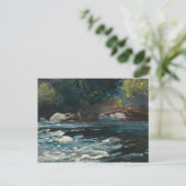 Carte Postale Winslow Homer - Les Rapids, Hudson River (Debout devant)