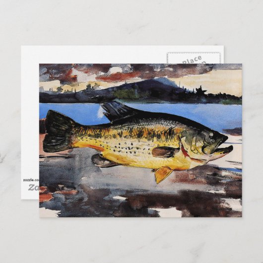 Carte Postale Winslow Homer peinture, Basse (Devant / Derrière)