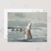 Carte Postale Winslow Homer - Pike, Lac St. John (Devant / Derrière)