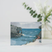 Carte Postale Winslow Homer - Rocky Shore, Bermudes (Debout devant)